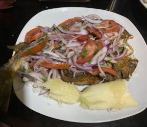 Pescado frito tumbesino
